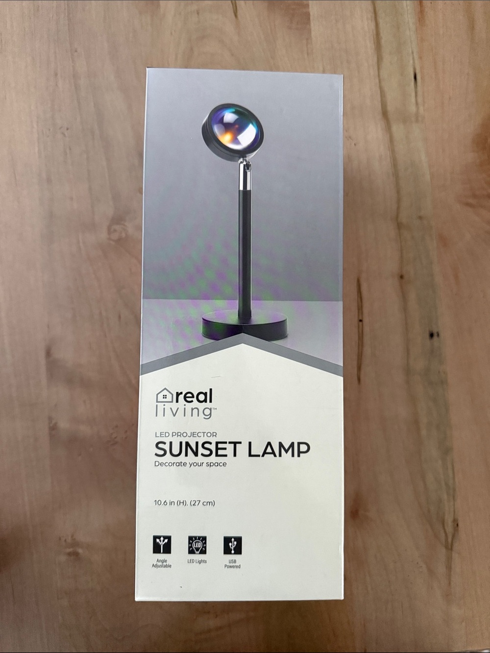 real living Black LED Sunset Lamp - Sunset Projector